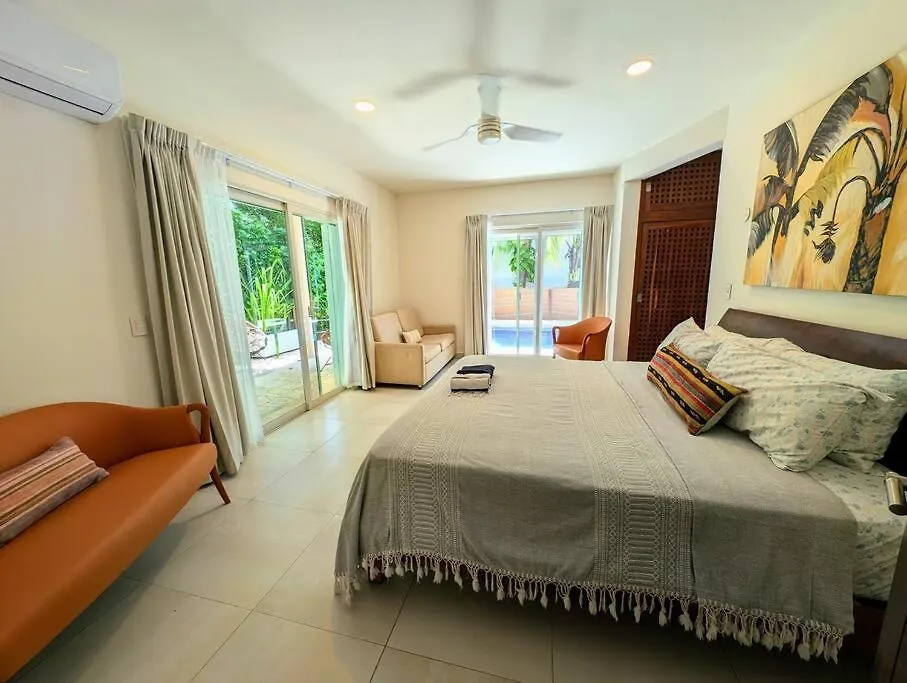 Modern Beach Villa Pool Ocean Views Terrace Bbq Villa Vista Real Playa del Carmen Mexico