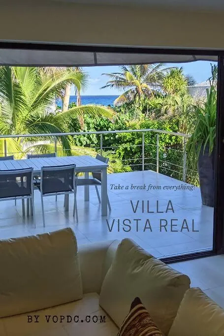 Modern Beach Villa Pool Ocean Views Terrace Bbq Villa Vista Real Playa del Carmen
