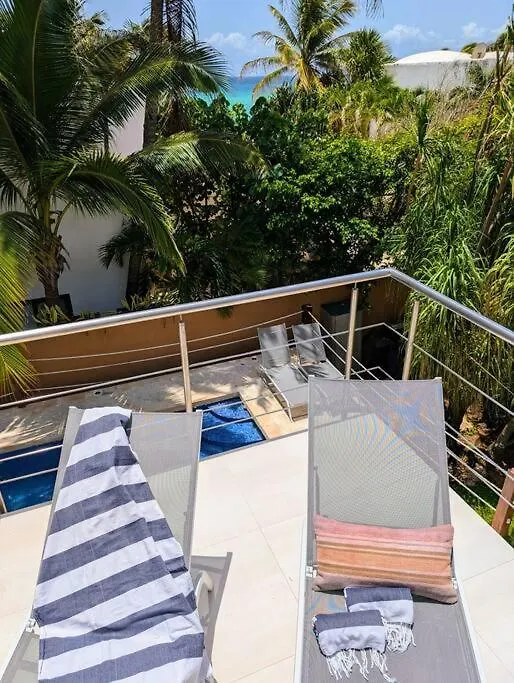 Modern Beach Villa Pool Ocean Views Terrace Bbq Villa Vista Real Playa del Carmen